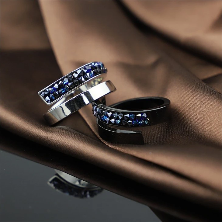 stainless steel gemstone ring 03