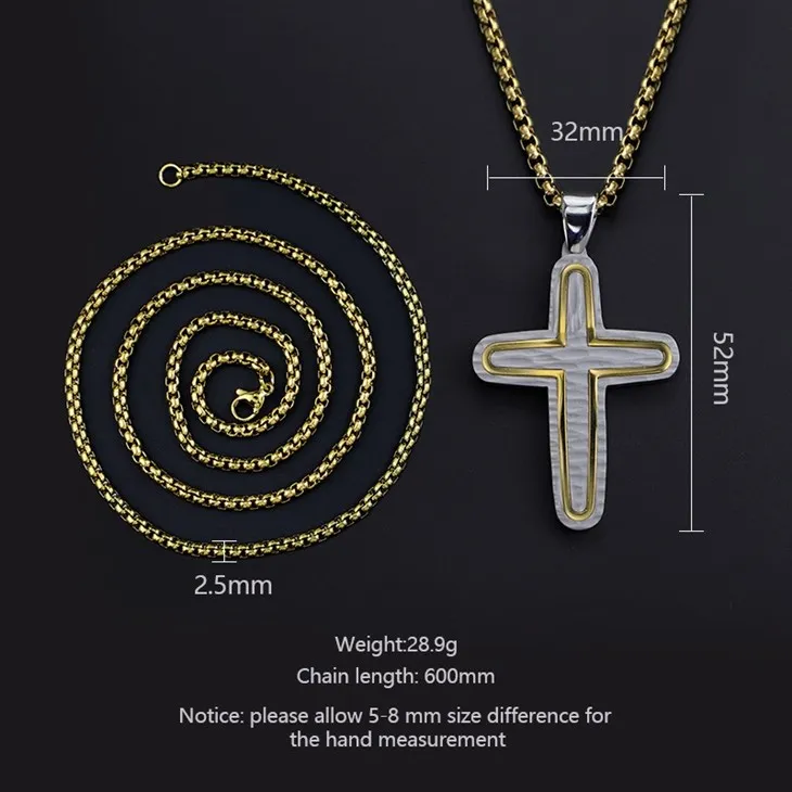 cross charm pendant necklace 04