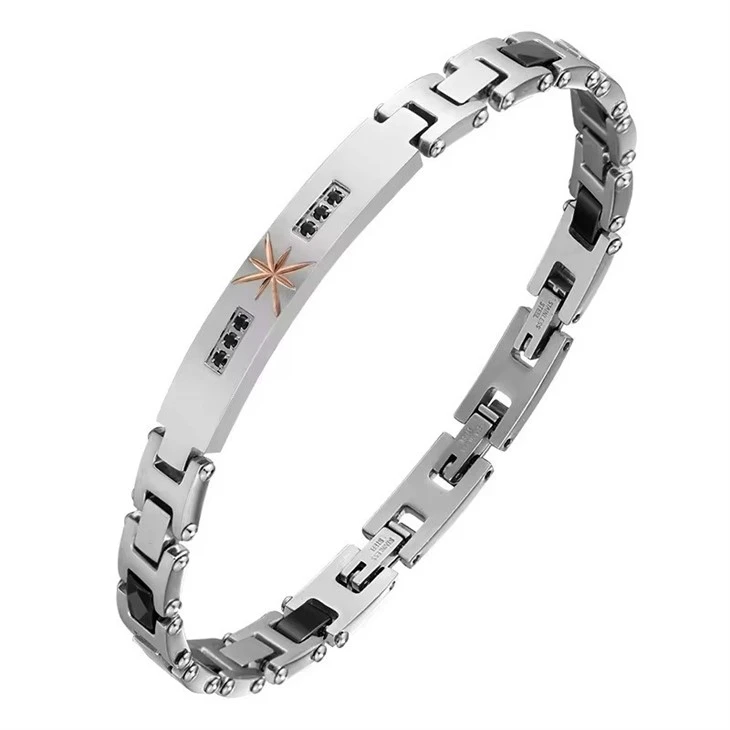 Luxury Mens Ceramic Mens Stainless Steel Bracelets Luxury Mens Ceramic Mens Stainless Steel Bracelets